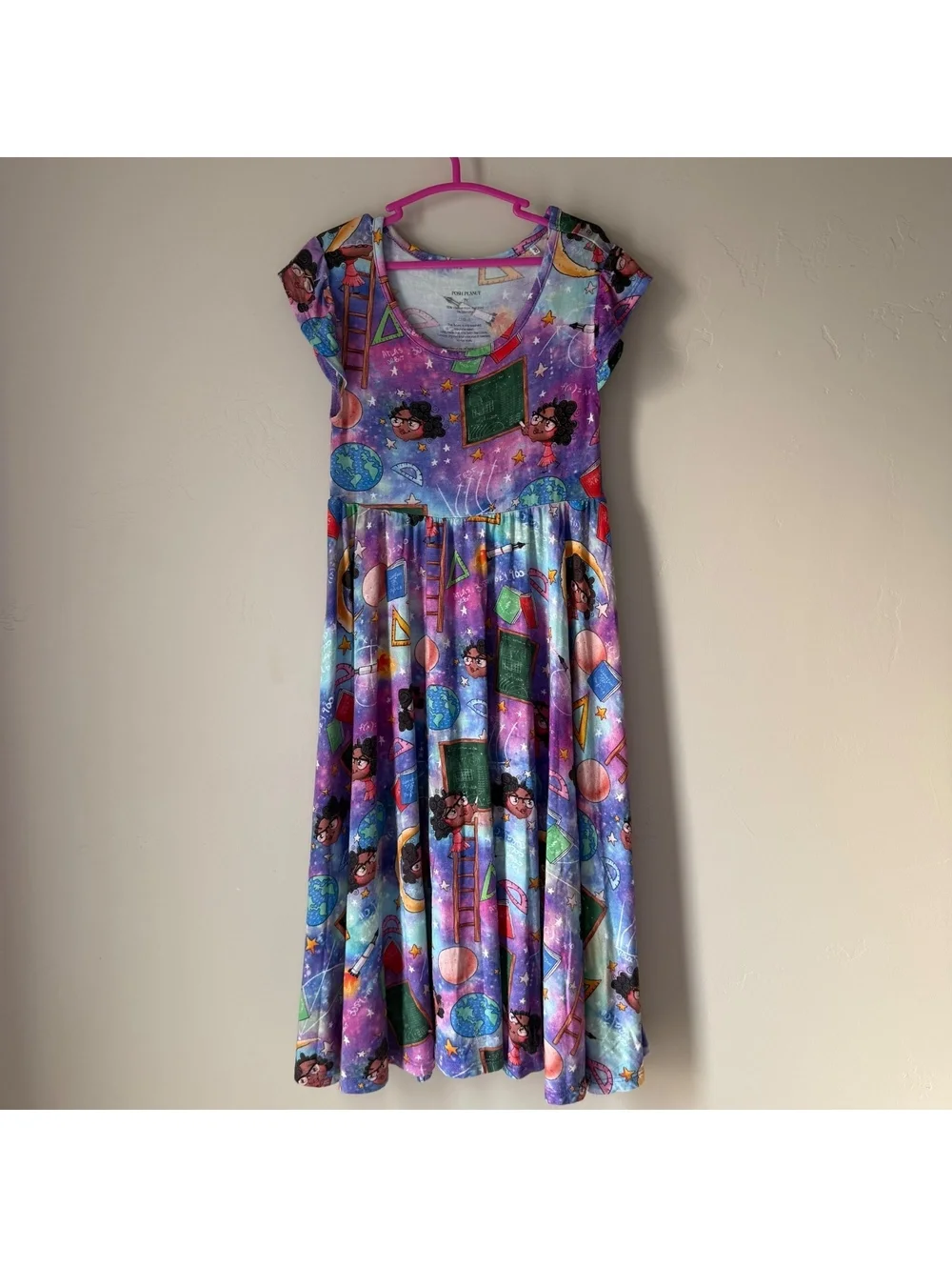 Posh Peanut STEM Girl Bamboo Dress | 7Y